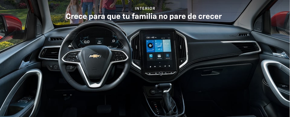 Vista interior de la camioneta Chevrolet Captiva XL