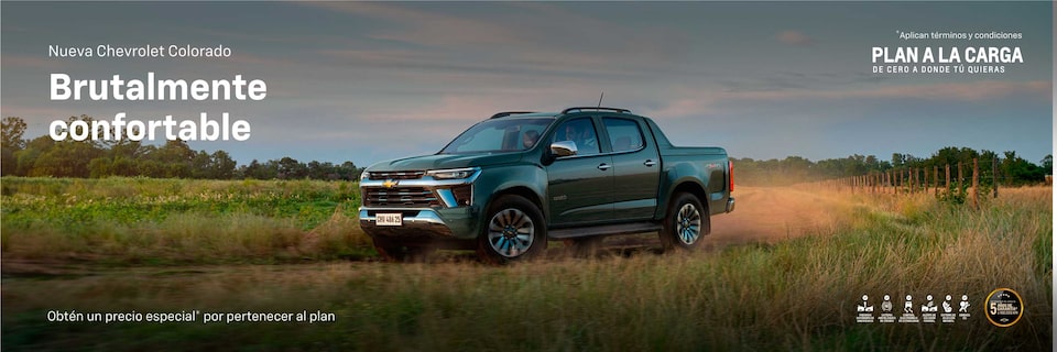 Chevrolet Colorado es la pickup brutalmente confortable