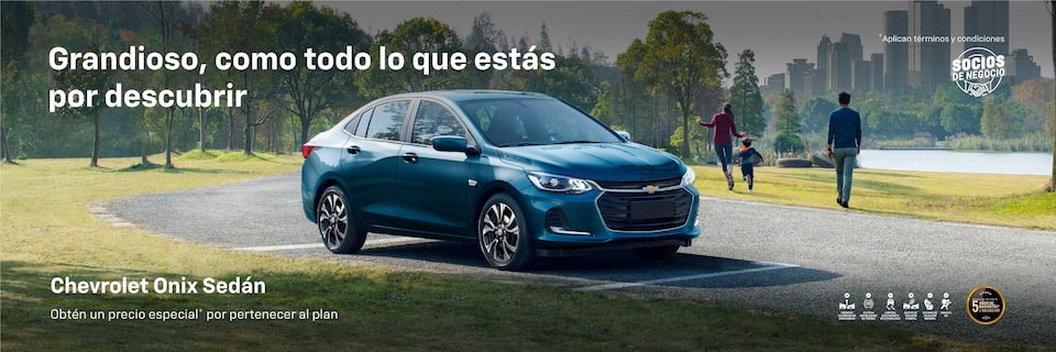 Chevrolet ónix sedán grandioso como todo lo que estás por descubrir. Óbtenlo con nuestro plan aliados